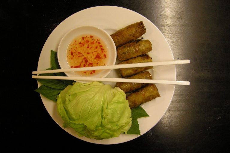 Chả giò được phục vụ tại Thành phố Hồ Chí Minh