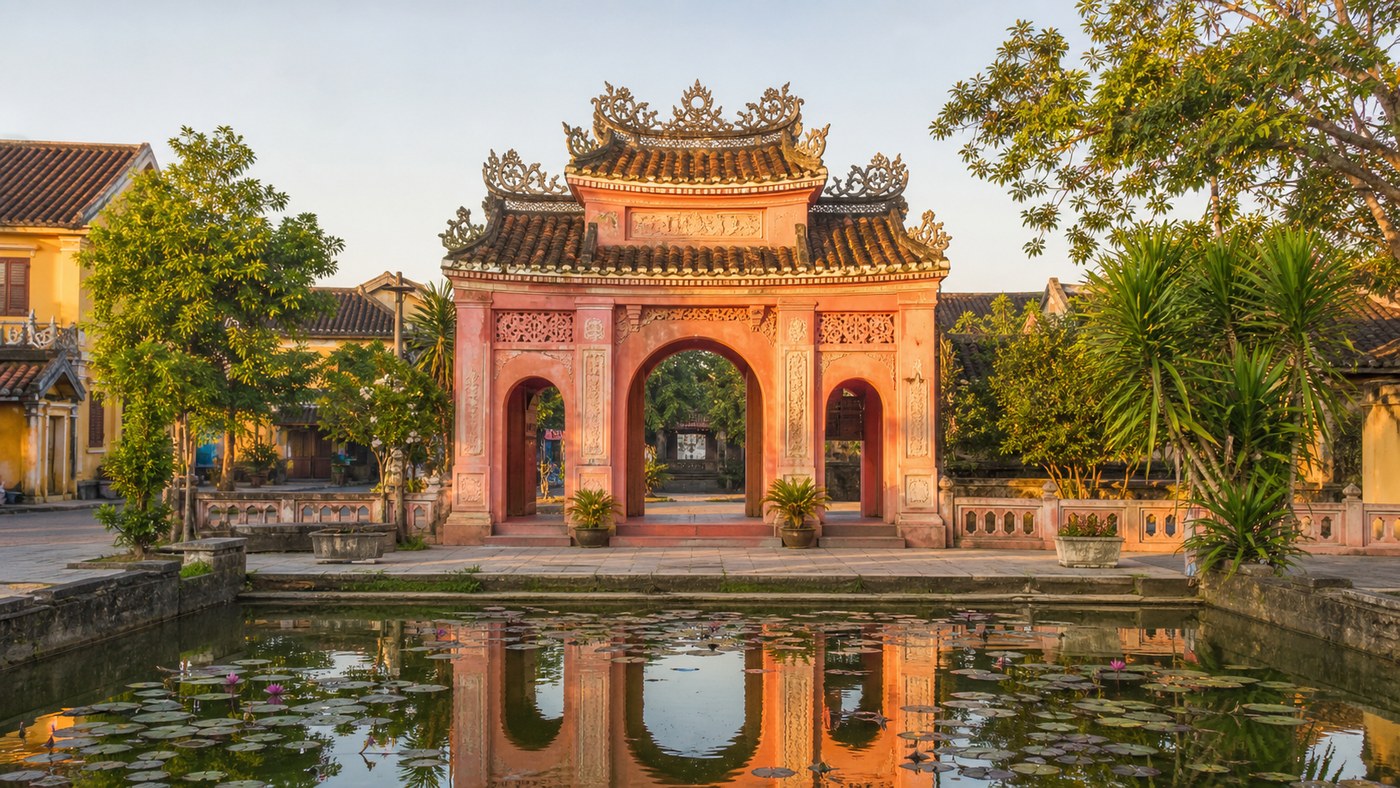 Cổng Tam Quan chùa Bà Mụ