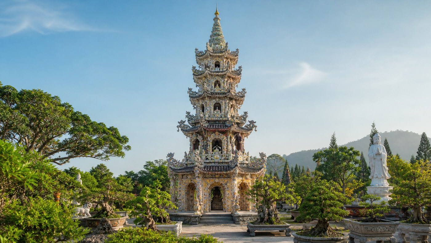 Tháp Bảo Tích ở Chùa Từ Vân