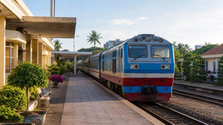 Ga Phú Yên: kinh nghiệm đi tàu và bắt đầu hành trình Tuy Hòa