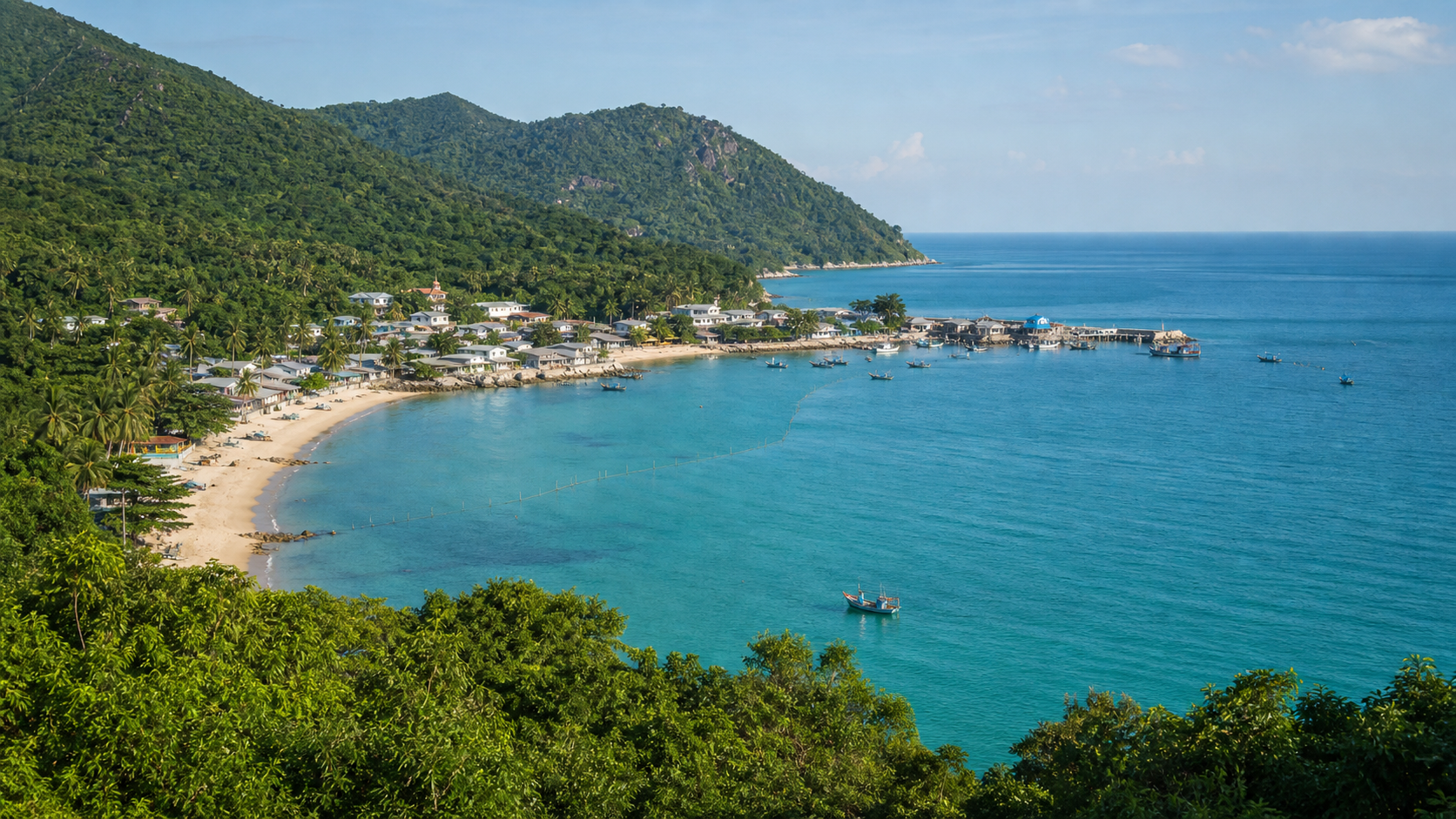 Toàn cảnh đảo Hòn Sơn