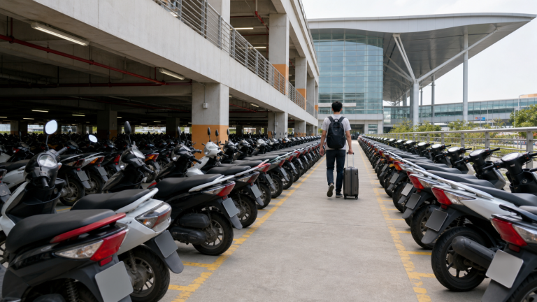 Gửi xe qua đêm tại sân bay Tân Sơn Nhất: quy trình và lưu ý