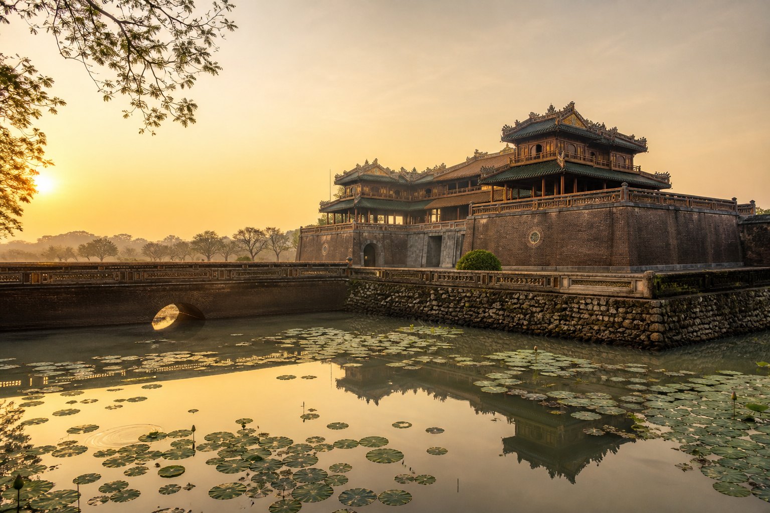 Đại Nội Huế trong nắng sớm